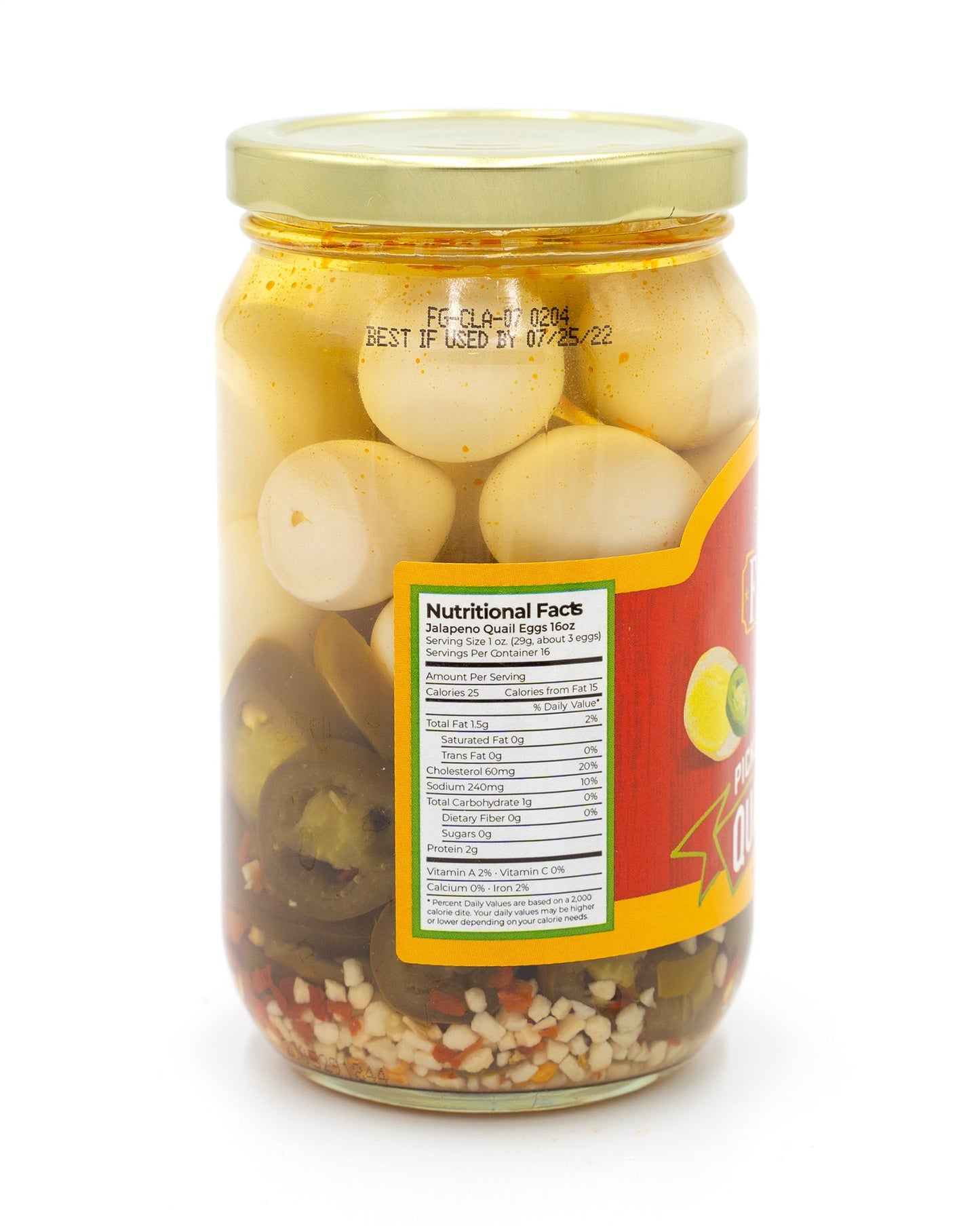 7 Farms - Pickled Jalapeno Quail Eggs
