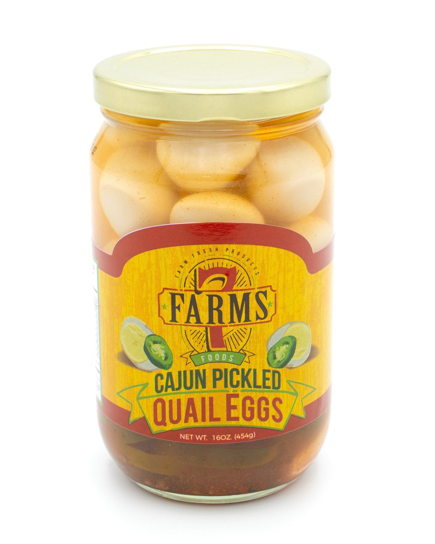 7 Farms - Cajun Pickled Quail Eggs