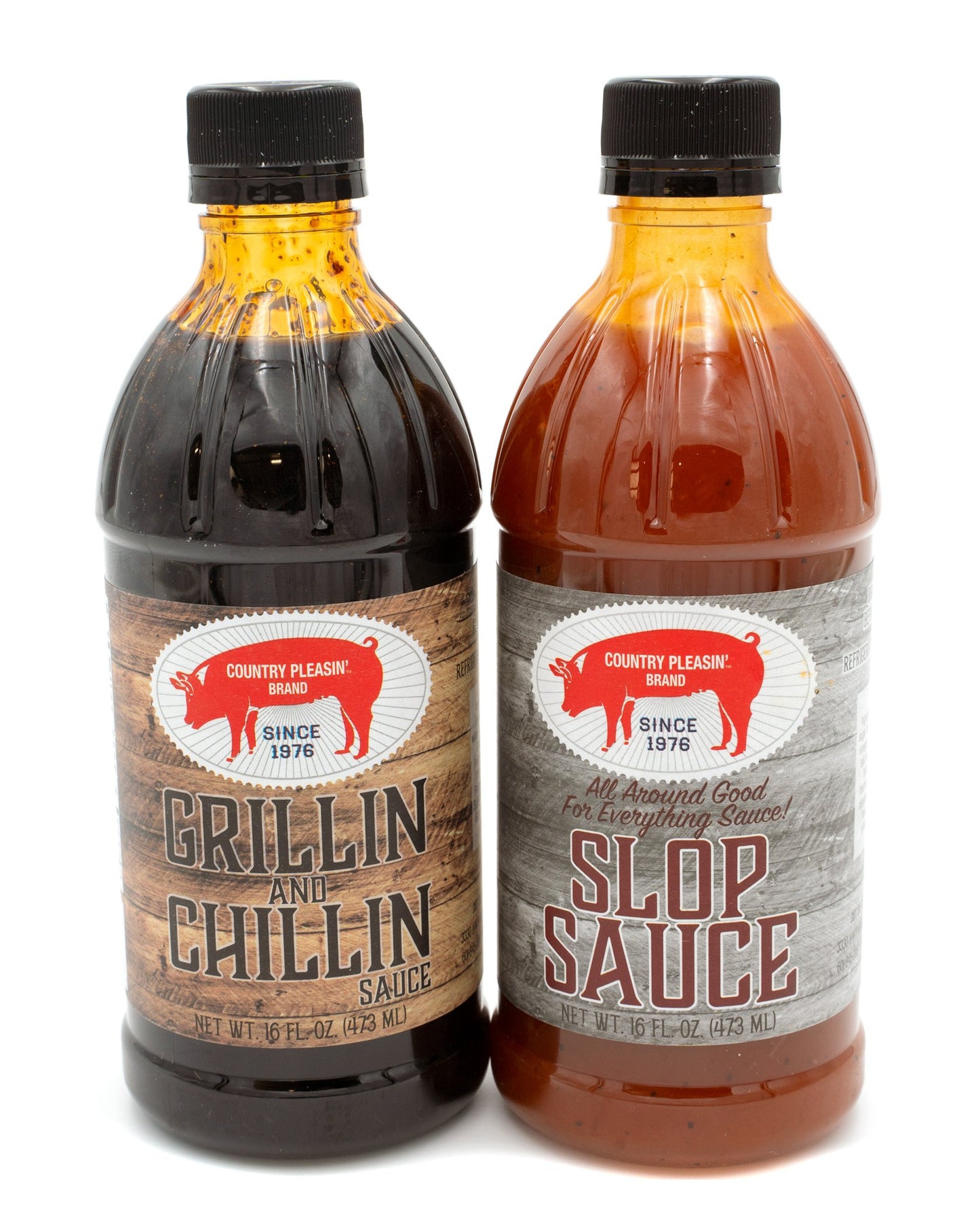 Country Pleasin' Brand - 2 Sauce Pack (Grillin Chillin & Slop Sauce)
