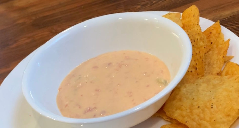 Cheese Dip from Scratch with Grumpy Man Salsa