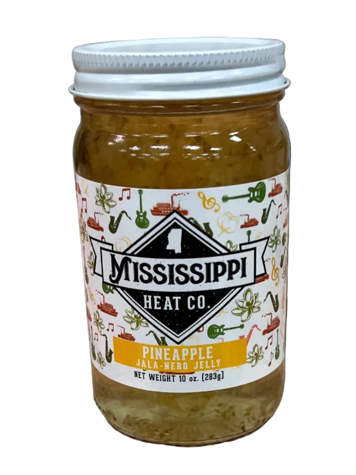 MS Heat Co Pineapple Jala-Nero Pepper Jelly