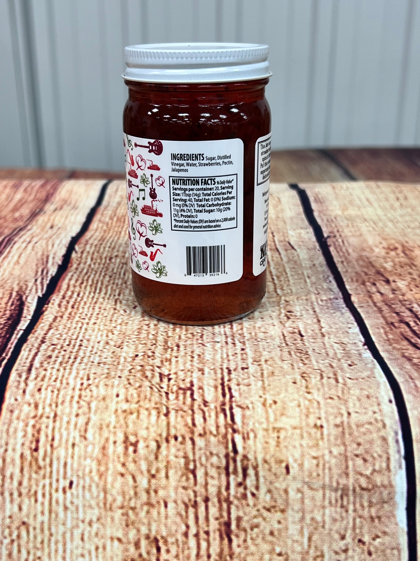 MS Heat Co Strawberry Jalapeno Pepper Jam