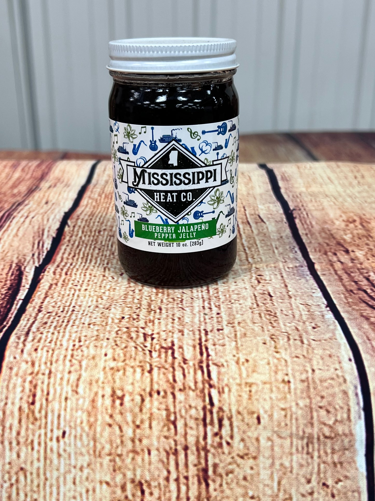MS Heat Co Blueberry Jalapeno Pepper Jelly