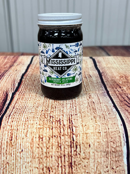 MS Heat Co Blueberry Jalapeno Pepper Jelly