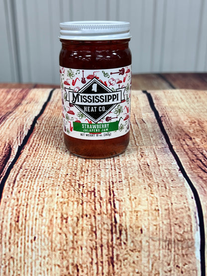 MS Heat Co Strawberry Jalapeno Pepper Jam