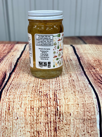 MS Heat Co Pineapple Jala-Nero Pepper Jelly