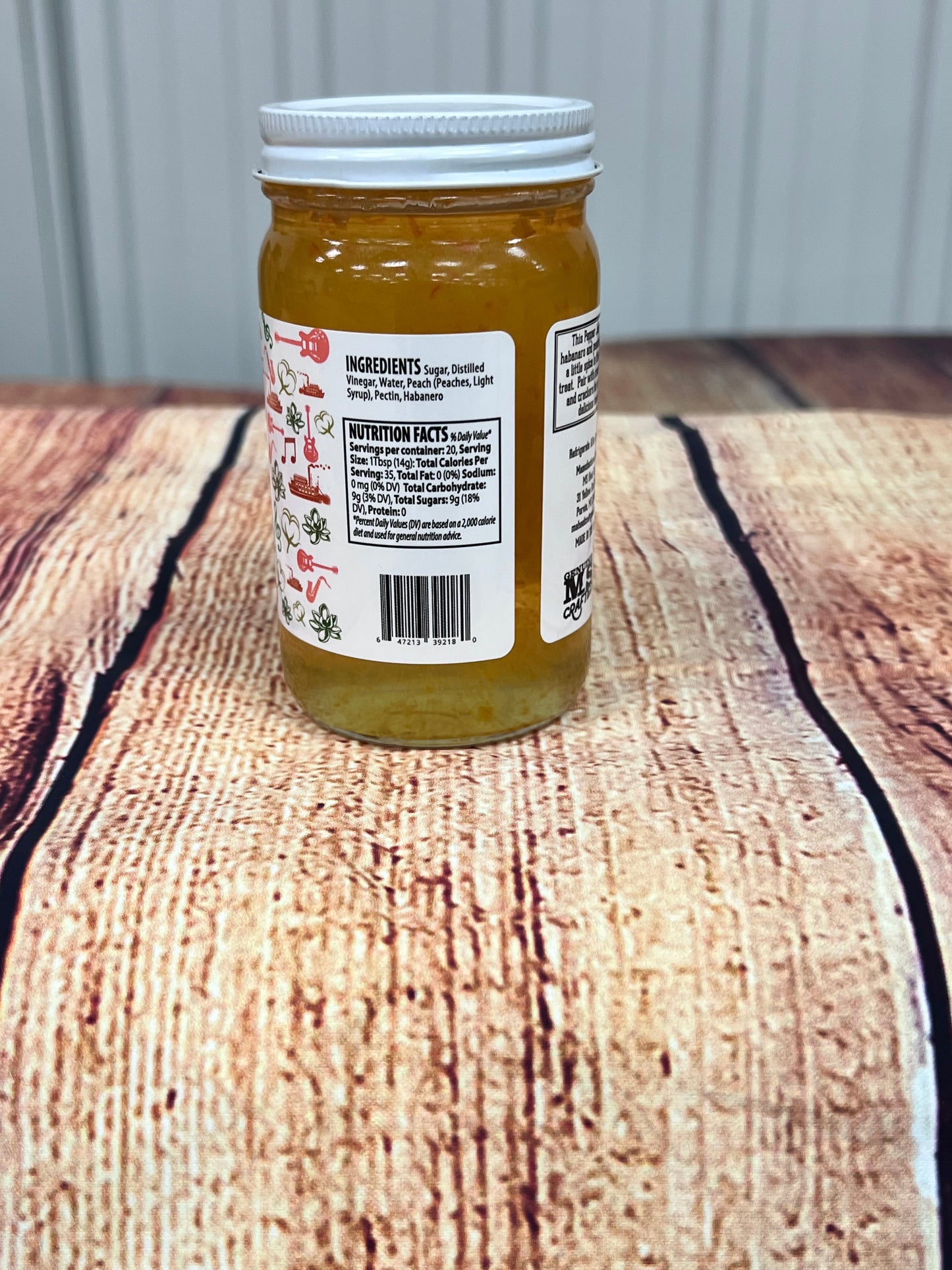 MS Heat Co Peach Habanero Pepper Jelly