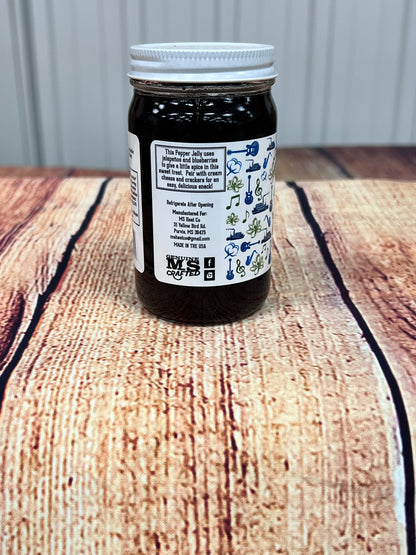 MS Heat Co Blueberry Jalapeno Pepper Jelly