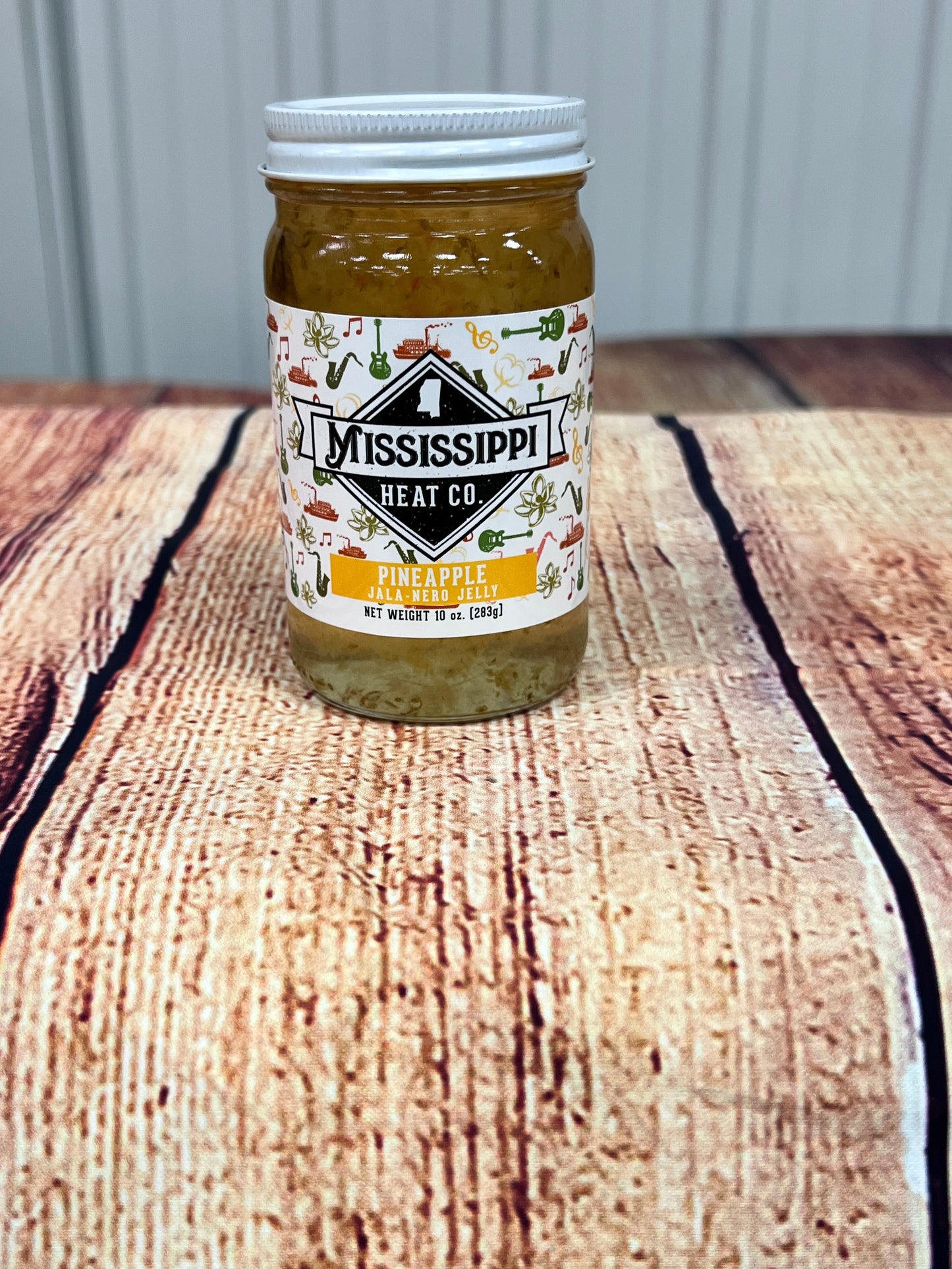 MS Heat Co Pineapple Jala-Nero Pepper Jelly