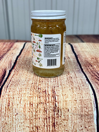 MS Heat Co Pineapple Jala-Nero Pepper Jelly