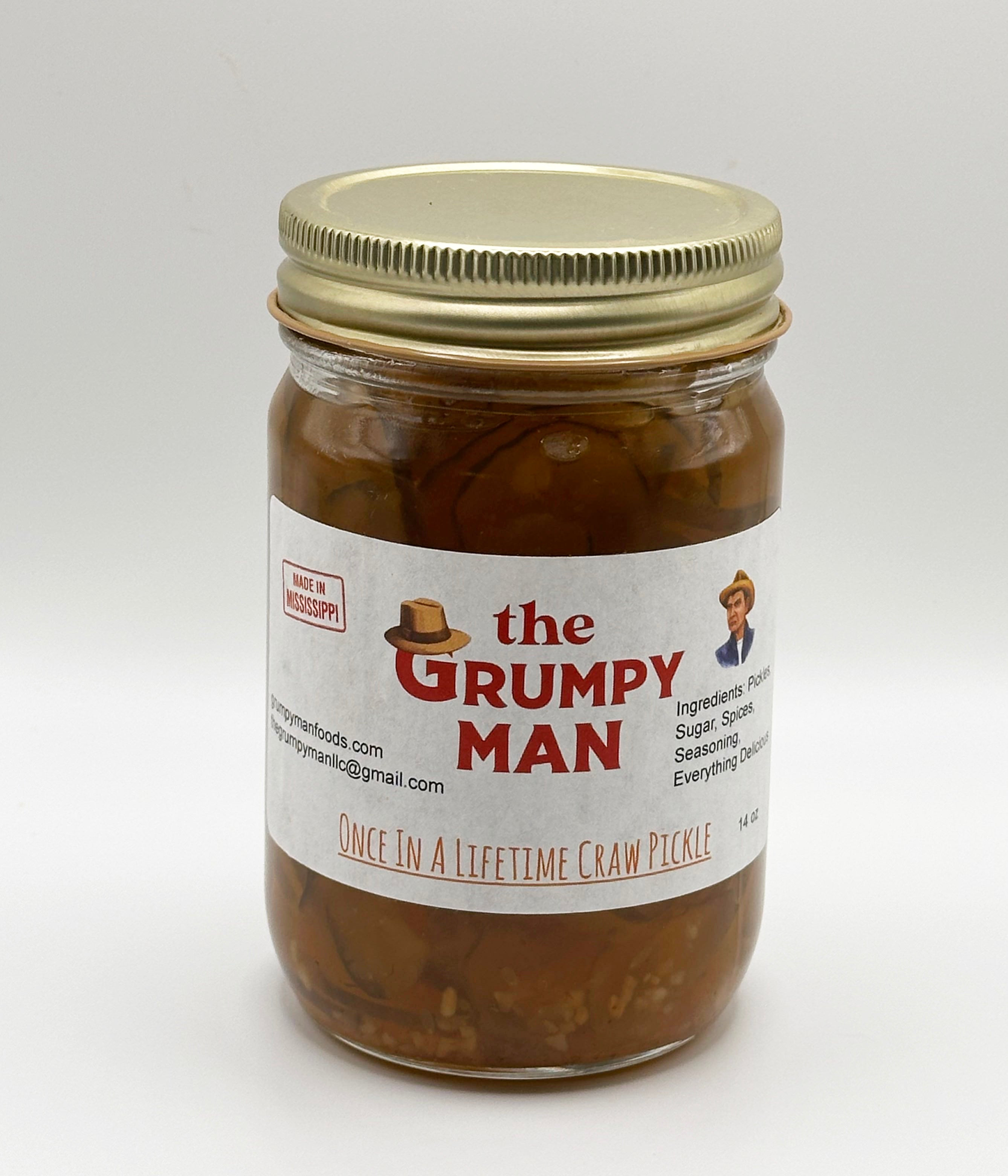 Once In A Lifetime CRAW Pickle – Grumpy Man Foods