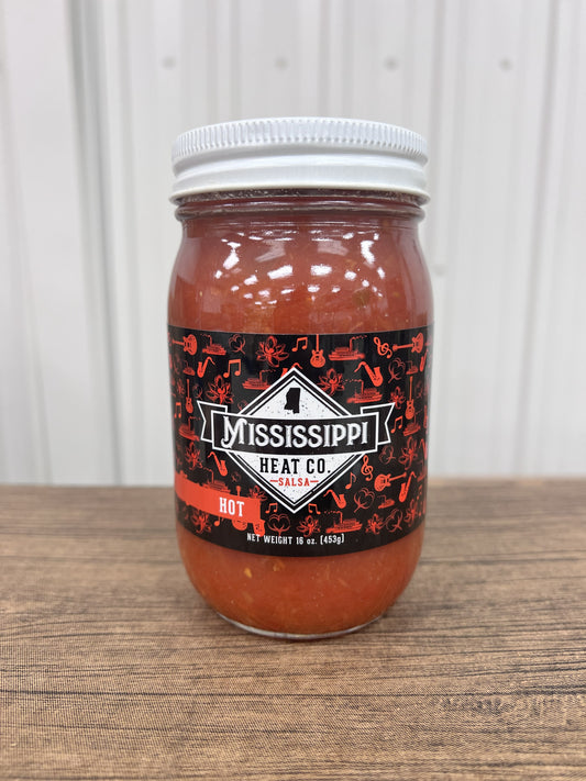 Mississippi Heat Co Salsa - Hot