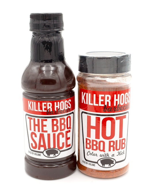 Killer Hogs - 2 Pack (BBQ Sauce & Hot BBQ Rub)
