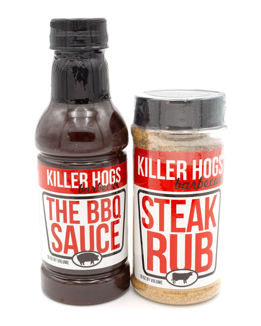 Killer Hogs - 2 Pack (BBQ Sauce & Steak Rub)