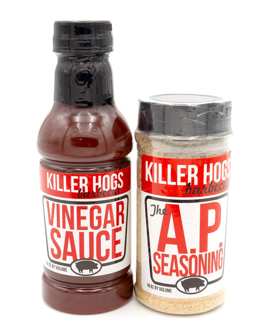 Killer Hogs - 2 Pack (Vinegar Sauce & A.P. Seasoning)