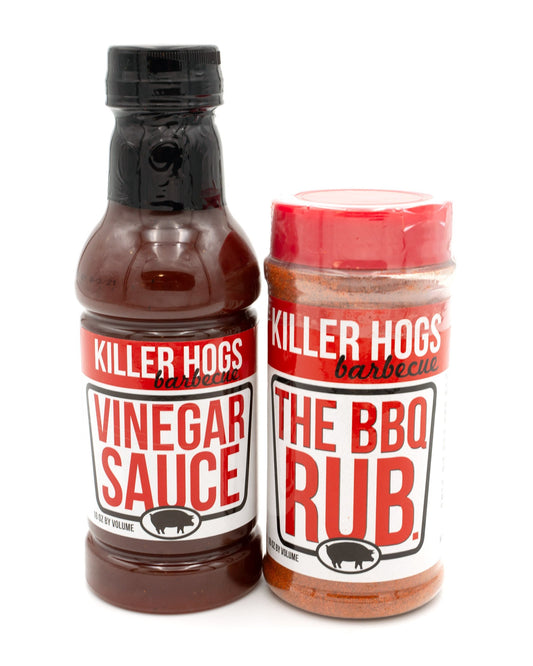 Killer Hogs - 2 Pack (Vinegar Sauce & BBQ Rub)