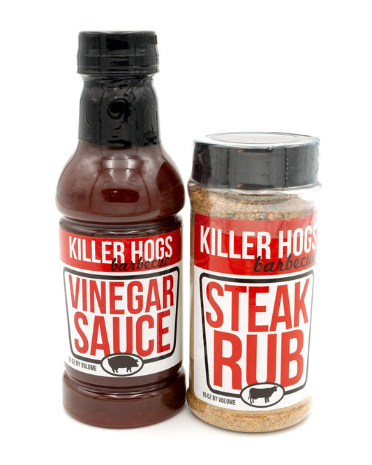 Killer Hogs - 2 Pack (Vinegar Sauce & Steak Rub)
